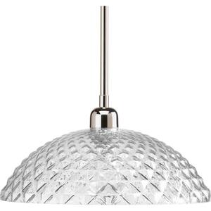 Entice Collection 1-Light Polished Nickel Pendant