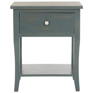 Coby Blue Storage End Table