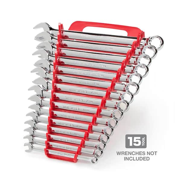 7-Piece Protoco 5020 Stubby Wrench Rack Red 