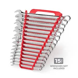 7.5 in. 15-Tool Store-and-Go Wrench Rack Keeper in Red