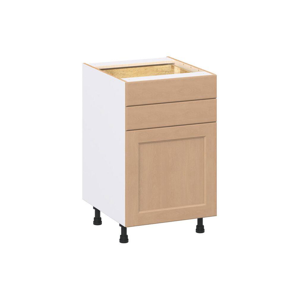 Lakewood 21 in. W x 24.5 in. D x 34.5 in. H Assembled Shaker Base Kitchen Cabinet in Sugar Cookie with Two 5 in. Drawers price history on PriceWatchPro