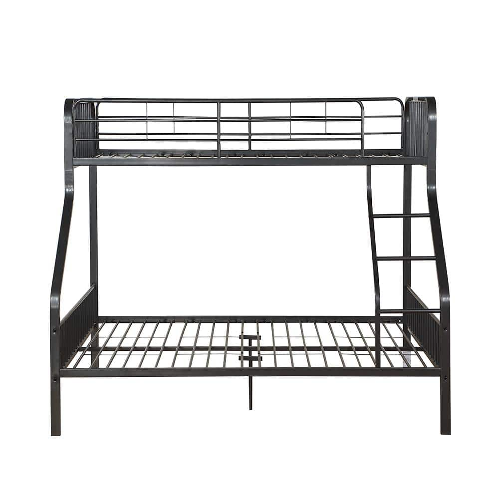 Acme Furniture Caius Gunmetal Twin Size Bunk Bed 37605 - The Home Depot