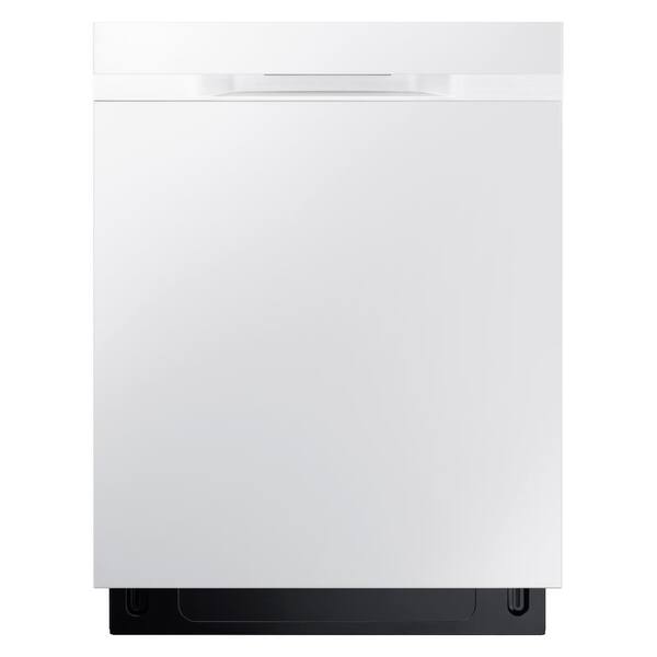 Samsung 24 in Top Control Stormwash Dishwasher in White with Stainless Steel Tub and AutoRelease Dry, 48 dBA