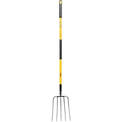 DEWALT 52 in. Fiberglass Handle 5-Tine Garden Fork