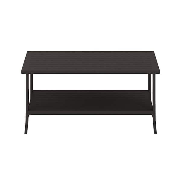 SUNVIVI Rectangular Iron Outdoor Coffee Table