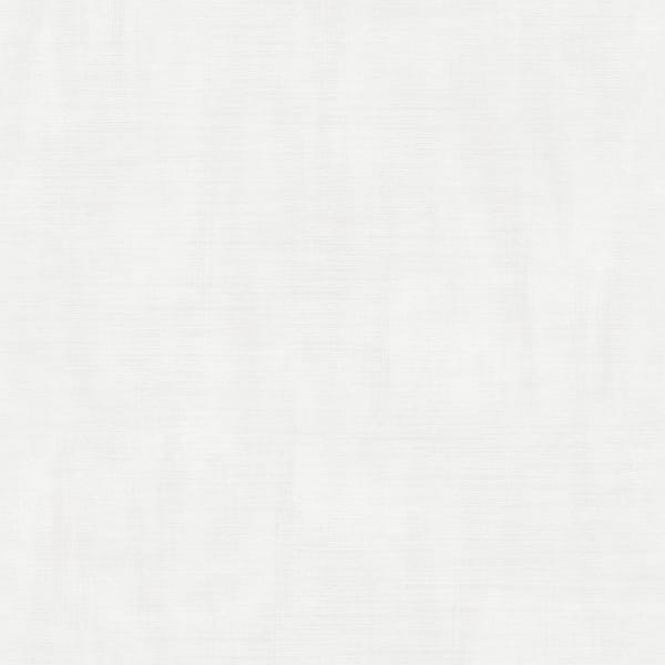 Unbranded Italian Design White Textured Linen Effect Matte Finish Non-Pasted Vinyl on Non-Woven Wallpaper Roll