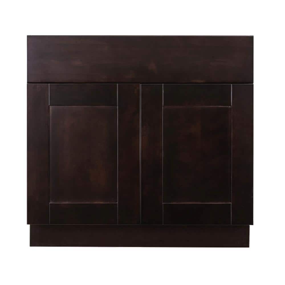 Anchester Assembled 30 in. x 21 in. x 33 in. Bath Vanity Sink Base Cabinet with 2-Doors in Dark Espresso price history on PriceWatchPro