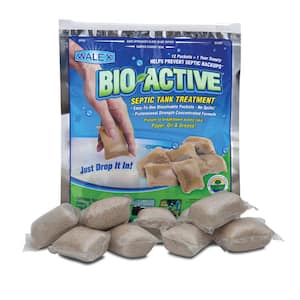Bio-Active Septic Tank Drop Ins - 12 Pack