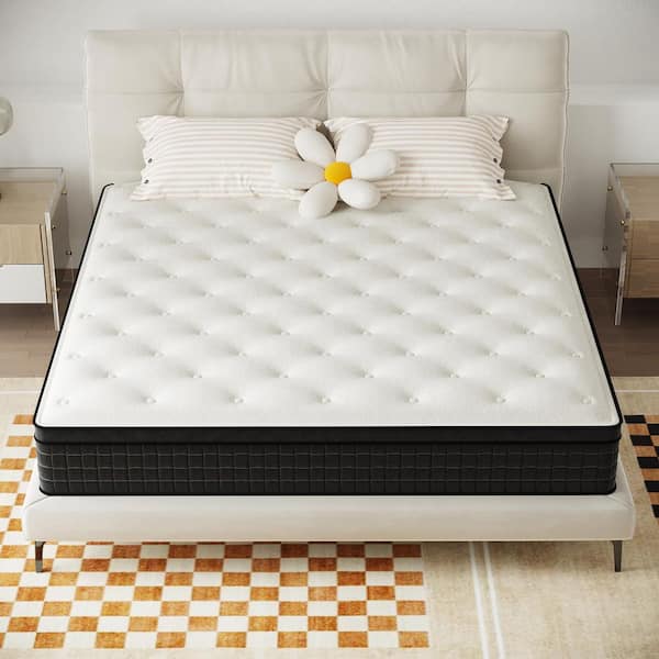 Comfort Twin Medium Memory Foam Hybrid 12 in. Bed-in-a-Box Mattress