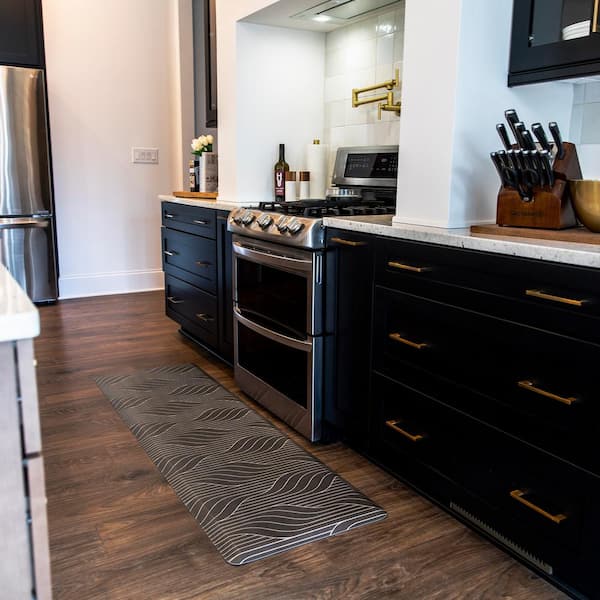 Sole Comfort New Wave 22 in. x 72 in. Brown Anti-Fatigue Comfort Mat