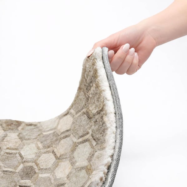 Dream Shag Premium Machine Washable Abstract ADS97 Gray 3 ft. x 5 ft. Area Rug