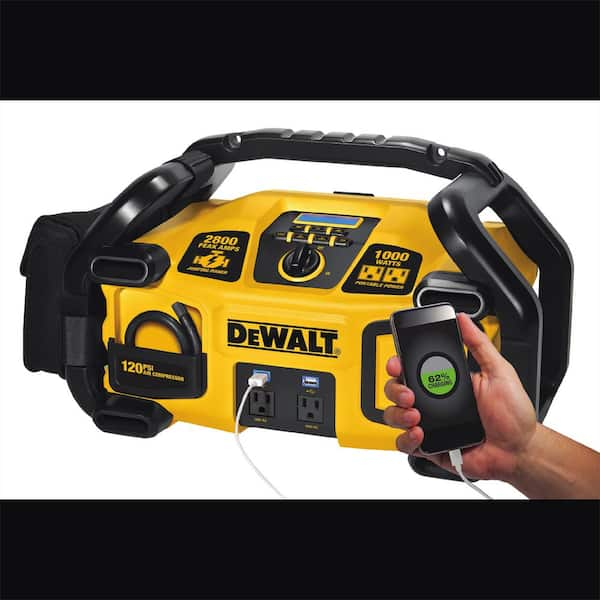 Dewalt jump discount starter and compressor