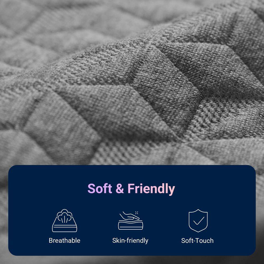 Queen Size Medium Gel Memory Foam 12 in. Two-sided Mattress - thumbnail 5
