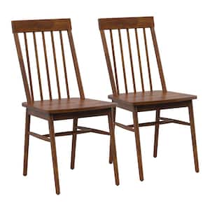 Caramel Birch Wood Dining Chairs (Set of 2)