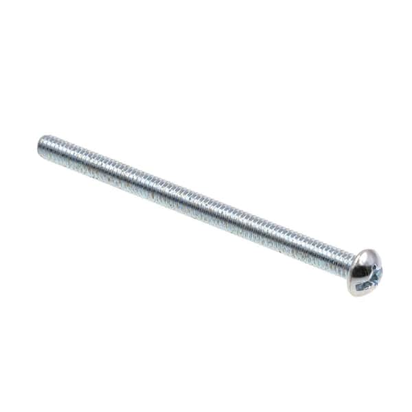 Prime-Line #8-32 x 2-1/2 in. Zinc Plated Steel Phillips/Slotted Combination Drive Round Head Machine Screws (50-Pack)