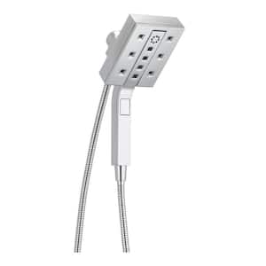 In2ition 4-Spray Patterns 2.5 GPM 4.5 in. Wall Mount Dual Shower Heads in Lumicoat Chrome