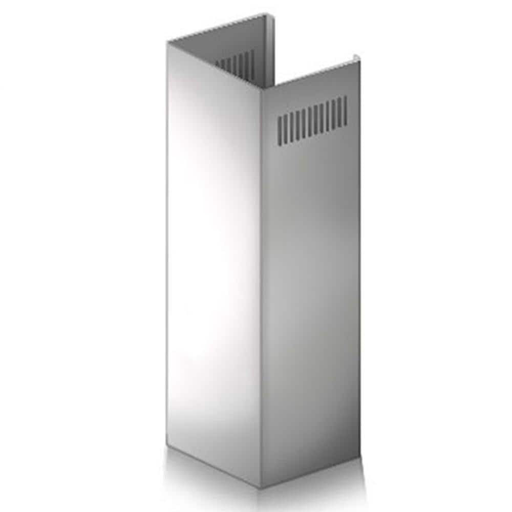 ZLINE 1-36"" Outdoor Chimney Extension for 9 ft. to 10 ft. Ceilings (), Silver - ZLINE Kitchen and Bath 1PCEXT-696-304