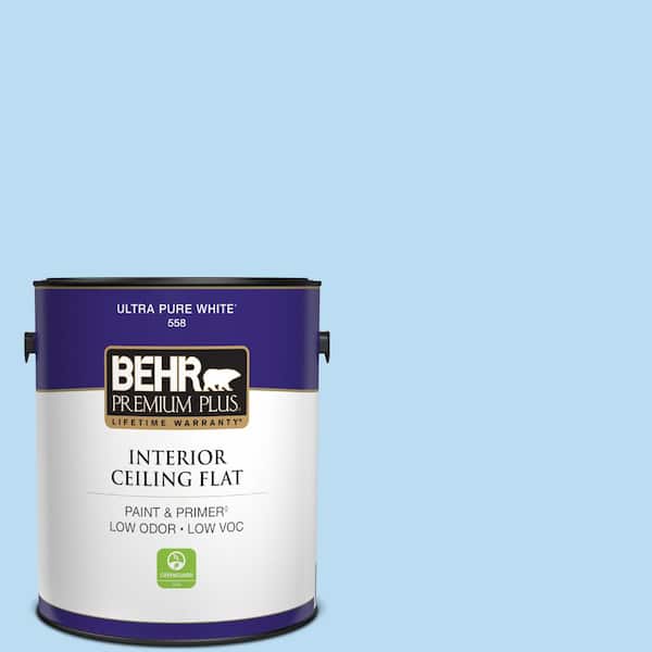1 gal. #P510-1 Greek Isles Ceiling Flat Interior Paint