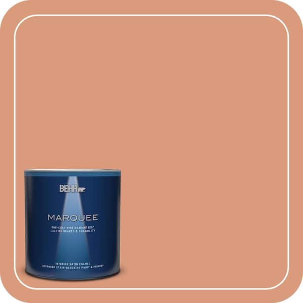 1 qt. #MQ1-27 Dazzle and Delight One-Coat Hide Satin Enamel Interior Paint & Primer