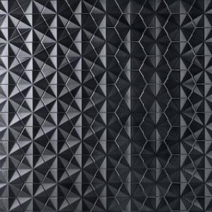 Ardor Ogassian Black 5.51 in. x 6.49 in. Metallic Porcelain Wall Tile (4.52 sq. ft./Case)