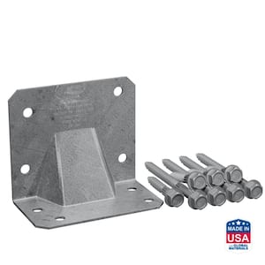 HGA Hot-Dip Galvanized Hurricane Gusset Angle with SDS Screws (10-Qty)