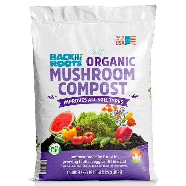 1 cu. ft. Organic Mushroom Compost Soil Amendment