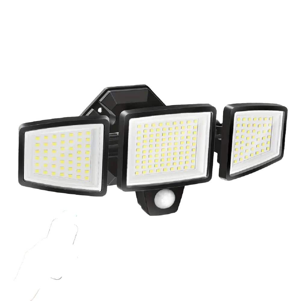 Etokfoks 15Watt Equivalent Integrated LED Black Water Proof Wall Pack Light 2500K MLPH003LT032