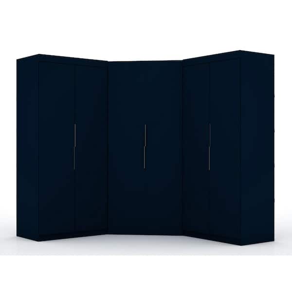 Luxor Ramsey 3.0 Tatiana Midnight Blue Sectional Corner Closet (Set of 3)