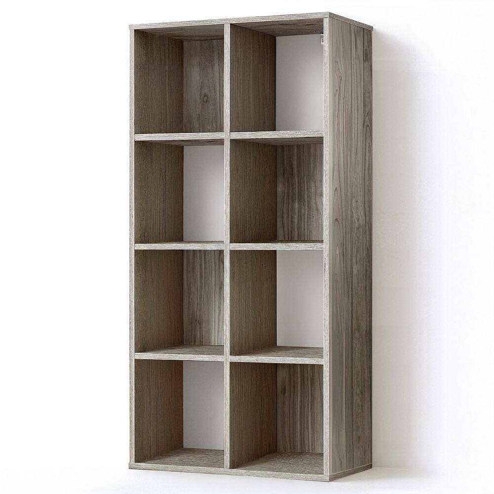 46.5 in. H x 23.6 in. W x 11.6 in. D Dark Grey 8-Cube Storage Organizer price history on PriceWatchPro