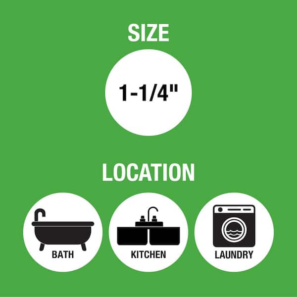 1-1/4 in. - 1-1/2 in. Sink Drain Pipe Assorted Rubber Slip-Joint and Reducing Washers