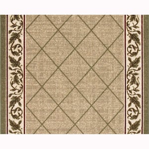 Regent Tan 26 in. x Your Choice Length Stair Runner