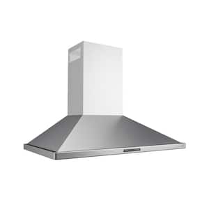 Venezia 42 in. 700 CFM Wall Mount Range Hood with LED Light in Stainless Steel