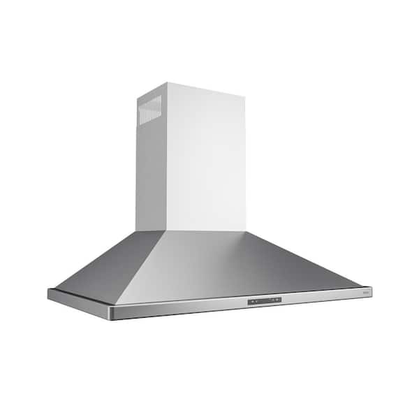Venezia Connect 42 in. 700 CFM Wall Mount Range Hood with LED Light in Stainless Steel
