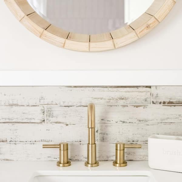 Retro Blanc 2-3/4 in. x 12 in. Porcelain Floor and Wall Take Home Tile Sample