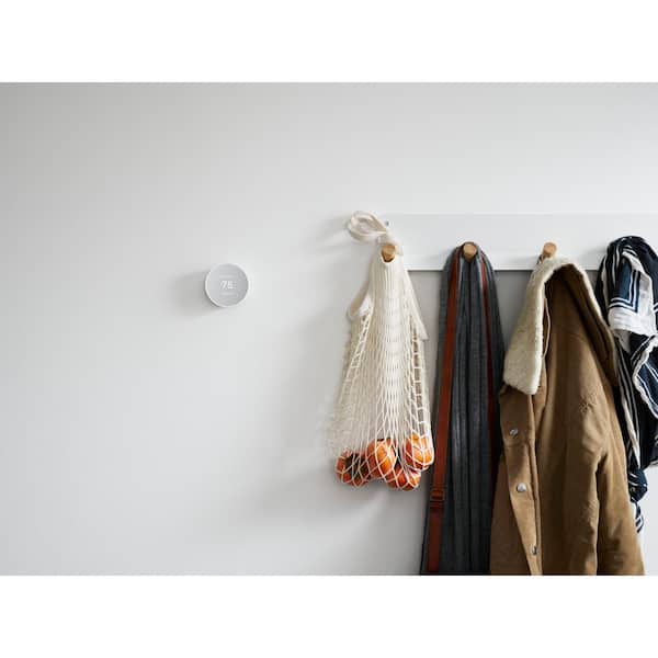 Google Nest Smart Thermostat, Snow - GA01334-US for sale online