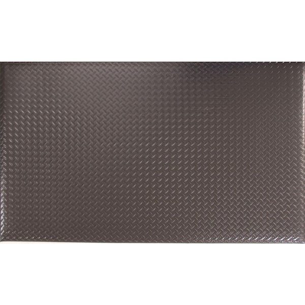 Apache Mills Armor Step 1/2 in. Diamond Black 2 ft. x 3 ft. Indoor ...