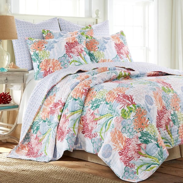 Levtex Home SunSet Bay 3-Piece Multicolored Cotton King/California