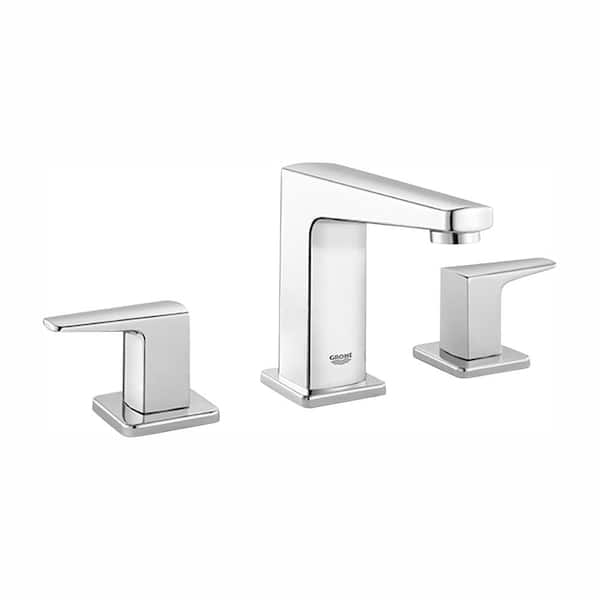 Grohe Tallinn 8 In Widespread 2 Handle Bathroom Faucet Starlight Chrome 20583000 - How To Install Grohe Bathroom Faucet
