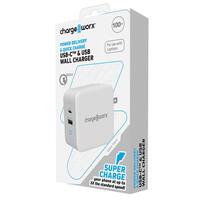 CHARGEWORX 100-Watt USB-C and USB Wall Charger CX3030