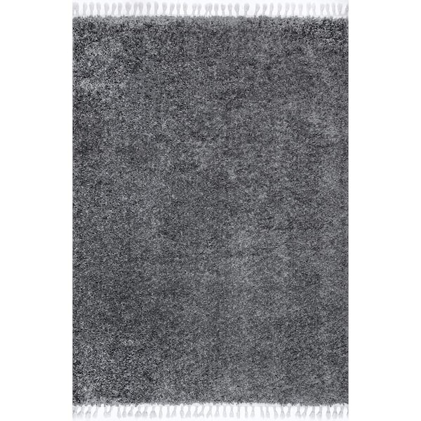 nuLOOM Dorisa Dark Gray Doormat 3 ft. x 5 ft. Indoor Area Rug
