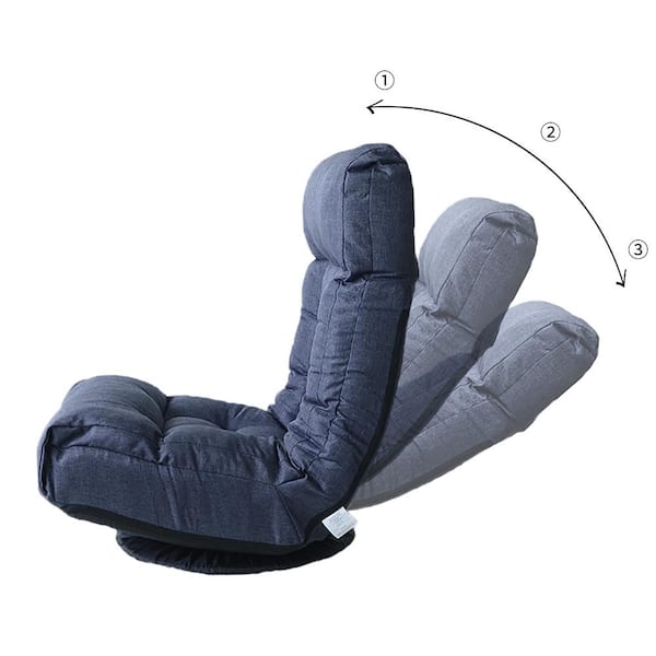 Donason Navy Linen Reclining Chair