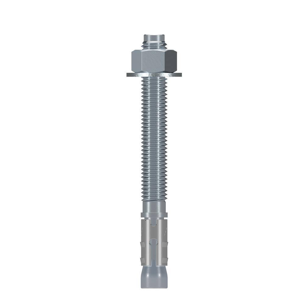 Simpson Strong Tie Strong Bolt 5 8 In X 6 In Zinc Plated Wedge Anchor 