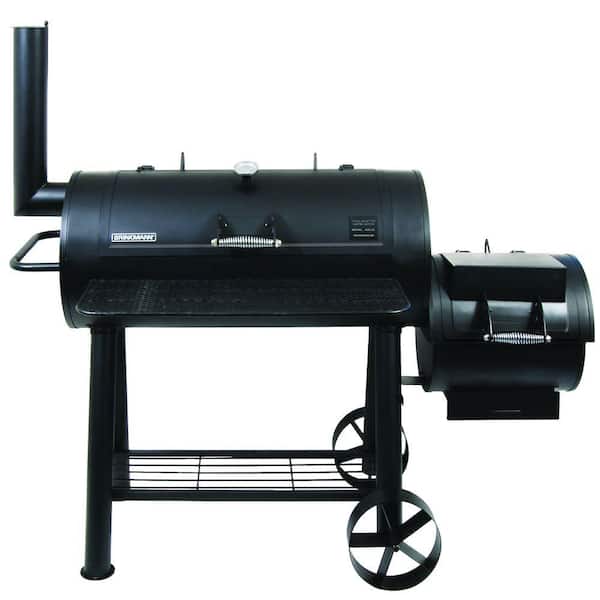 Brinkmann Heavy Gauge Off-Set Smoker and Grill 855-6306-S - The