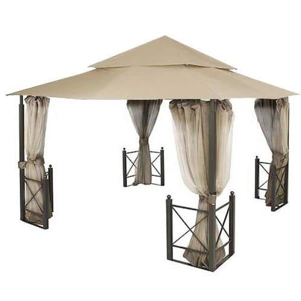 RipLock 350 Beige Replacement Canopy Top Cover for 12 ft. x 12 ft
