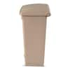 Totor Fire Retardant Step-On Trash Can — 23-Gallon Capacity, Beige, Model#  SOF23