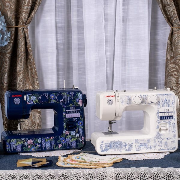Janome Wisteria Promenade Easy-to-Use 15-Stitch Sewing Machine