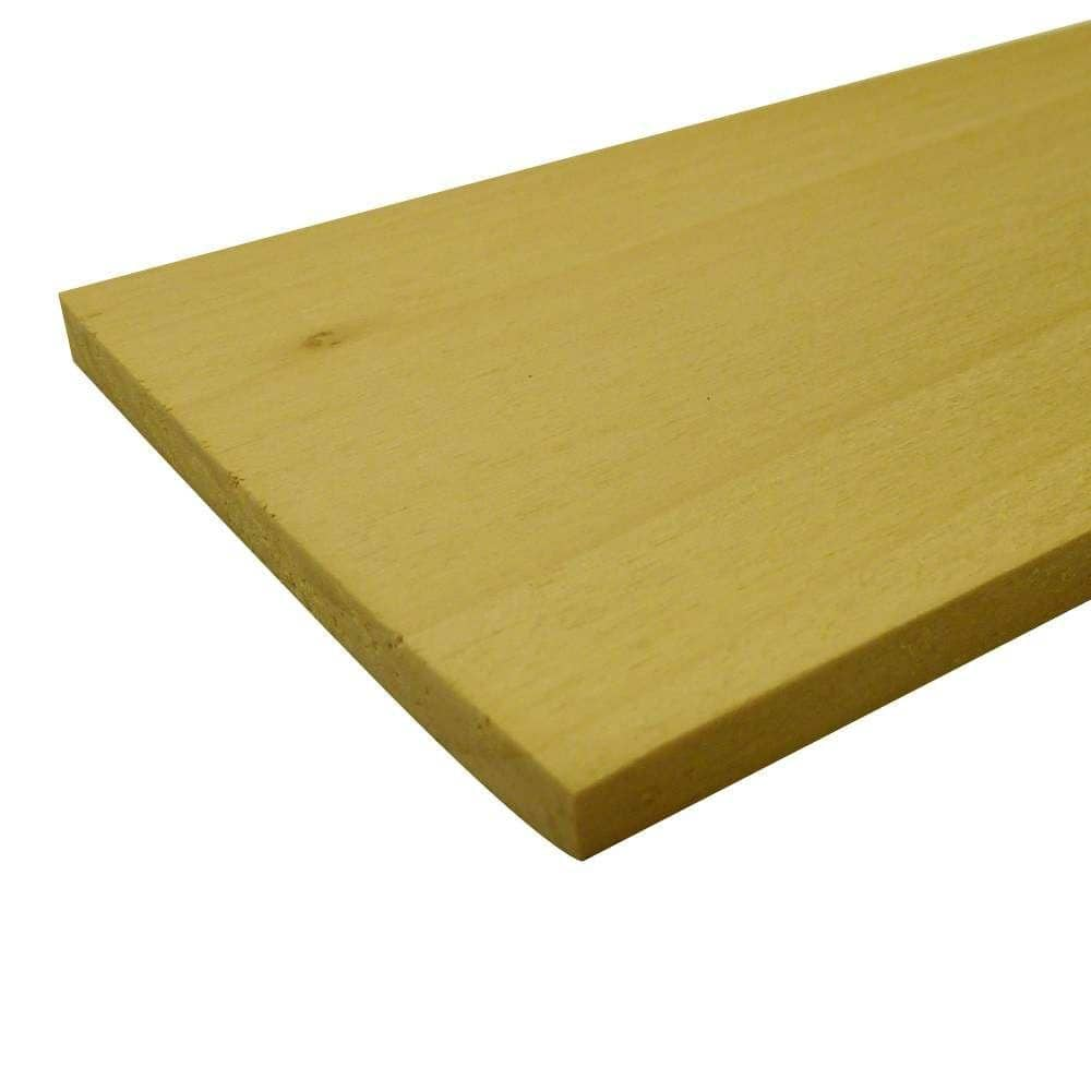 Swaner Hardwood Poplar Hobby Board Common 1 2 In X 4 In X 3 Ft