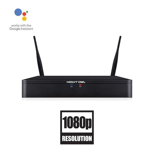 Night Owl 12-Channel 1080p HD Hybrid Wired + Wireless Expandable DVR Player Security System