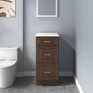 Rockport 15 in. W x 21 in. D x 34.5 in. H Ready to Assemble Bath Vanity Cabinet without Top in Cameo Scotch