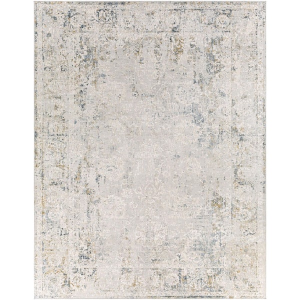 Carmel Gray Modern Geometric 7 ft. x 10 ft. Area Rug